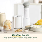 Cuisinart Máquina para hacer helados, 5 en 1, 3 tazas de mezcla de media