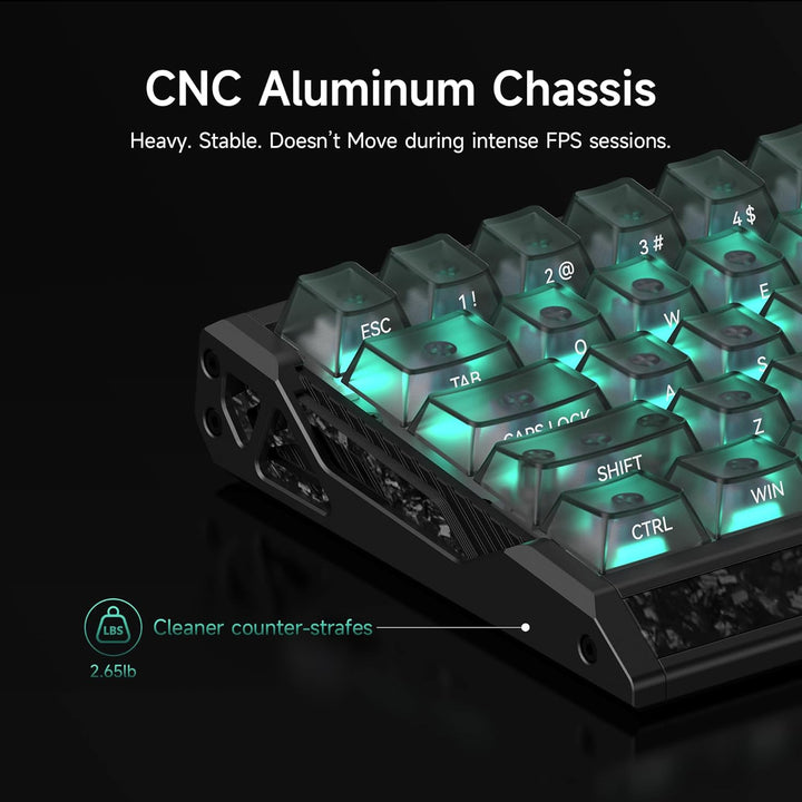 IQUNIX Teclado EV63 Hall Effect Gaming 60% | Interruptor magnético...