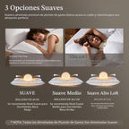 Almohada Pacific Coast Goose Down blanca para dormir, suave tamaño Queen