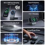 STRONG TriMag Qi2.2 25W 3 en 1 Estación de carga inalámbrica, cargador