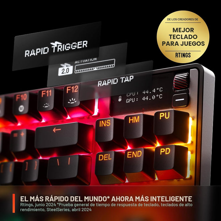 SteelSeries Apex Pro TKL Wireless Gen 3 Interruptores OmniPoint 3.0...
