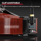 Xvive Sistema inalámbrico de violín U9 con transmisor y receptor de 2.4 GHz