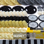 SEEMEY - Juego de 844 pines, engranajes y ejes compatibles con piezas técnicas de la marca L
