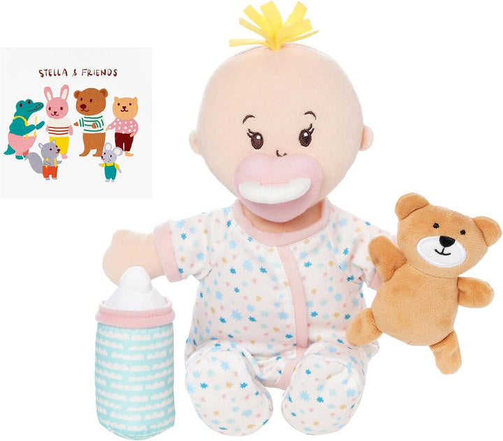 Set de muñecas de bebé suave Manhattan Wee Baby Stella, Sleepy Time...