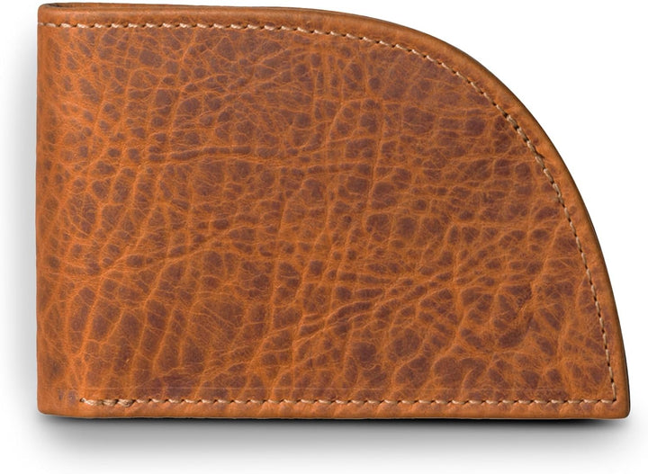 ROGUE WALLET Carteras de cuero genuino de bisonte para hombre, dise...