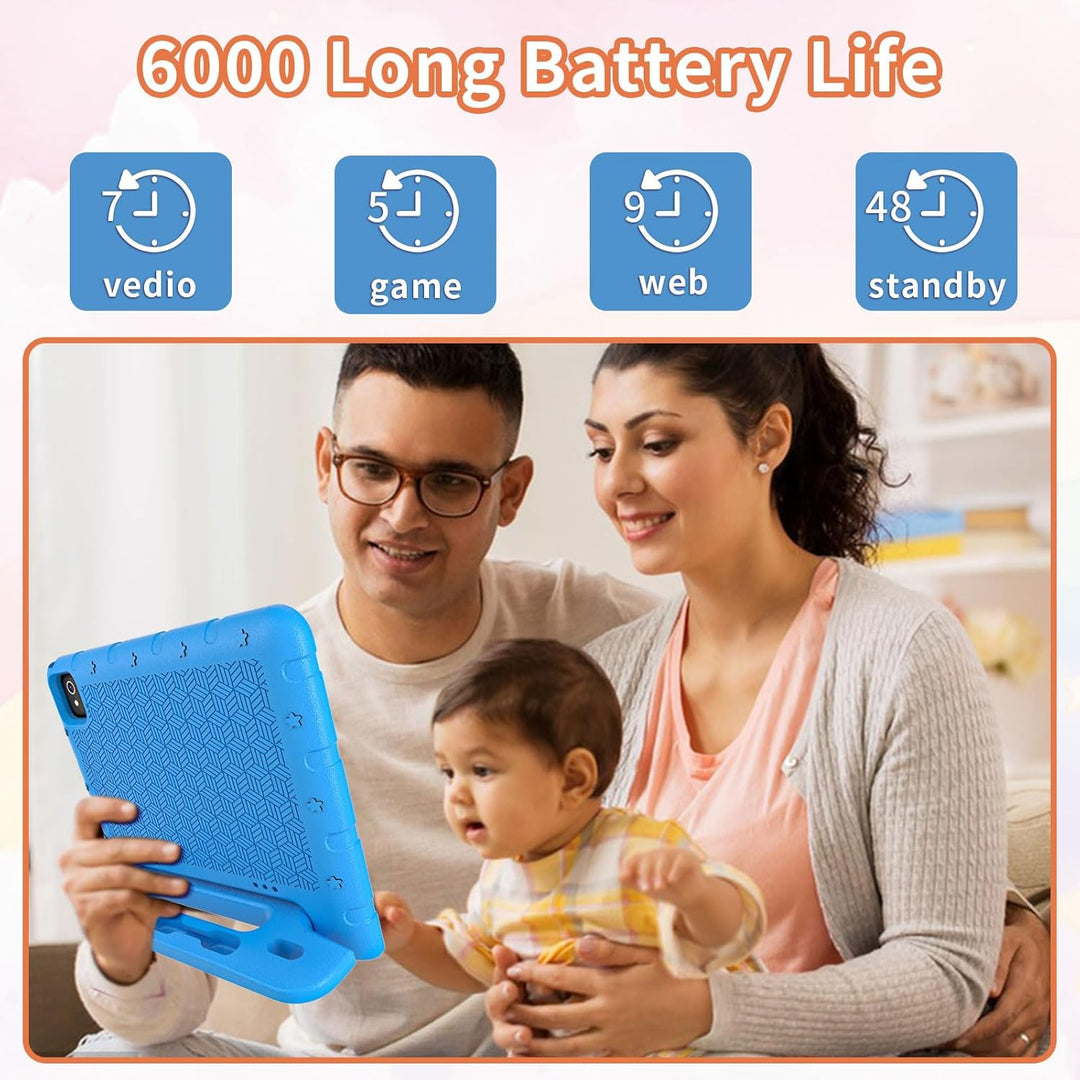 EDDBNi Tableta para Niños Android 14 Tableta de 10 Pulgadas Tableta...