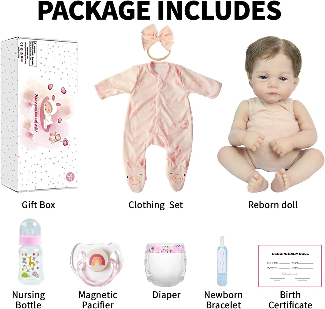 SCOM Muñecas de Bebé Reborn Realistas - Muñecas de Bebé Recién Naci...