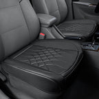 Paquete de 2 fundas de cuero para asientos delanteros de automóvil