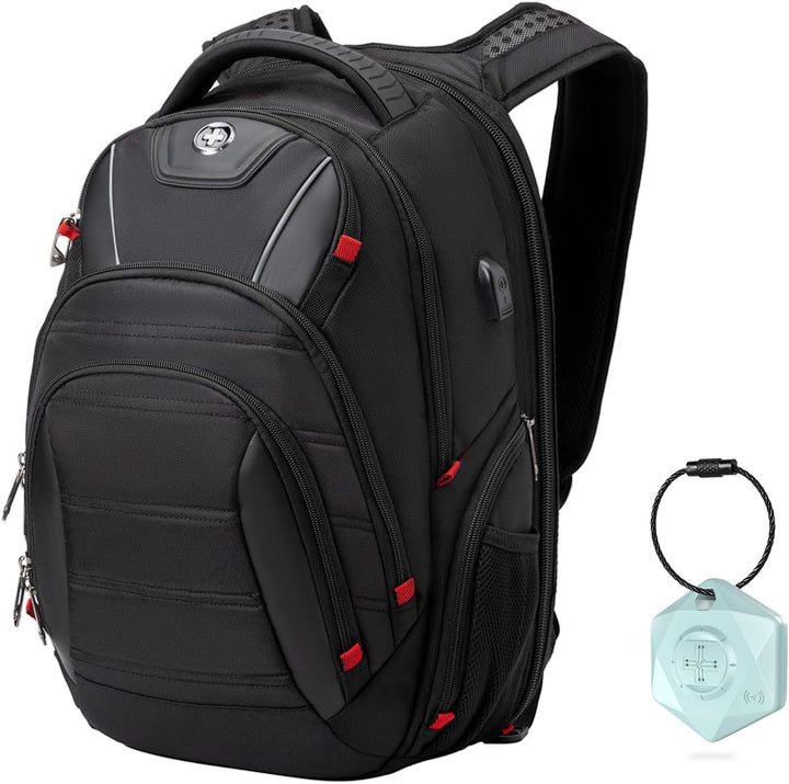 Swissdigital - Mochila para laptop de diseño para hombres, para uni...