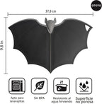 Tabla de cortar OTOTO - Tablas de cortar de madera y plástico para cocina, divertidos y espeluznantes gadgets de cocina, regalos para casa nueva y góticos, apta para lavavajillas (Murciélago, Plástico