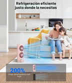 Ventiladores de refrigeración de torre personal que soplan aire frí...