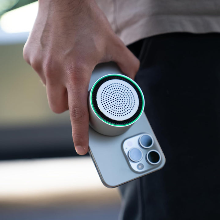 MagSound MagBeat Altavoz Bluetooth con cargador inalámbrico magnéti...