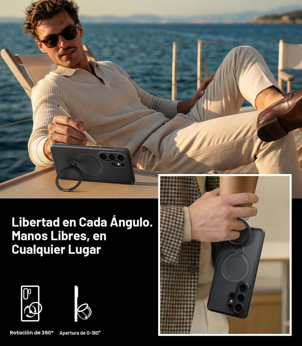 TORRAS Q3 Spin - Funda para Samsung Galaxy S26 Ultra con soporte magnético
