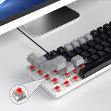 MageGee MK-Box - Teclado mecánico portátil 60% para juegos, retroil...