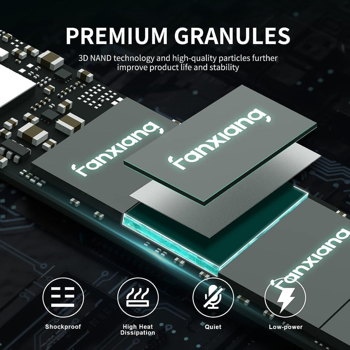 fanxiang S500 Pro 1TB NVMe SSD M.2 PCIe Gen3x4 2280 Unidad interna...