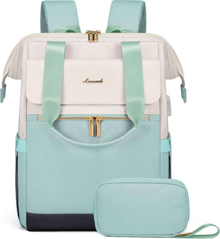 LOVEVOOK Mochila para Portátil para Mujeres, Mochila de Trabajo Con...