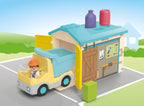 Playmobil Junior: Camión de construcción con garaje