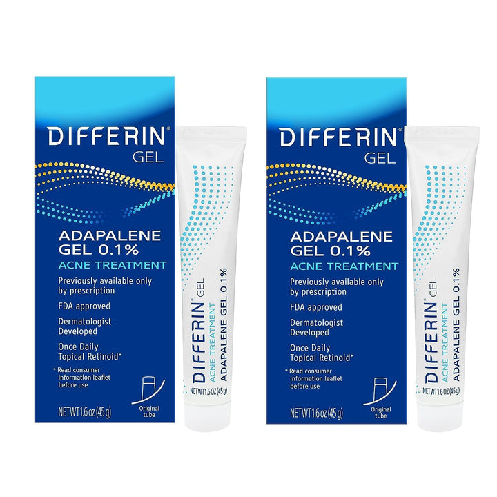 Differin Gel de Tratamiento para el Acné, Suministro de 180 Días, T...