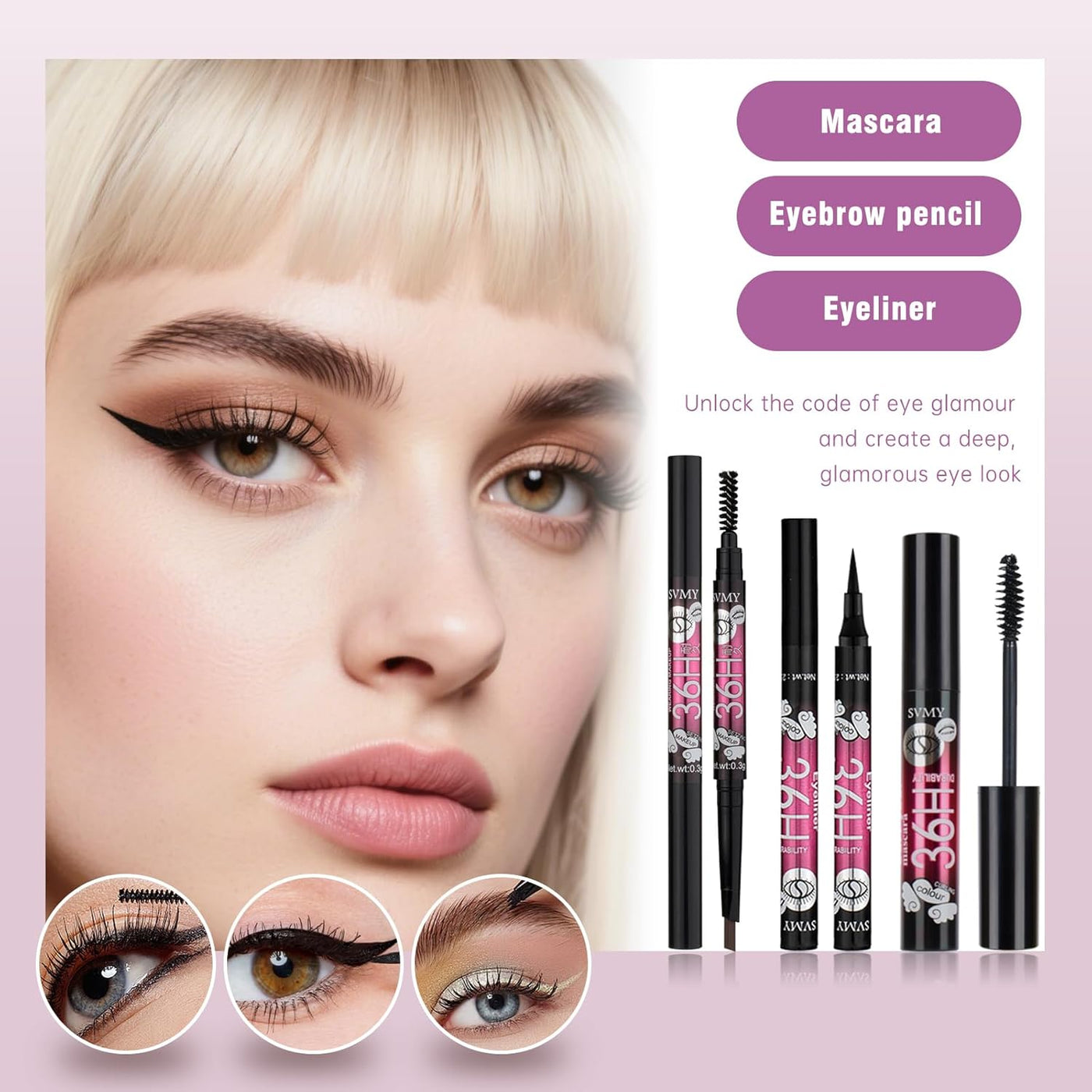 Kit de maquillaje para mujeres, adolescentes, niñas, kit completo d...