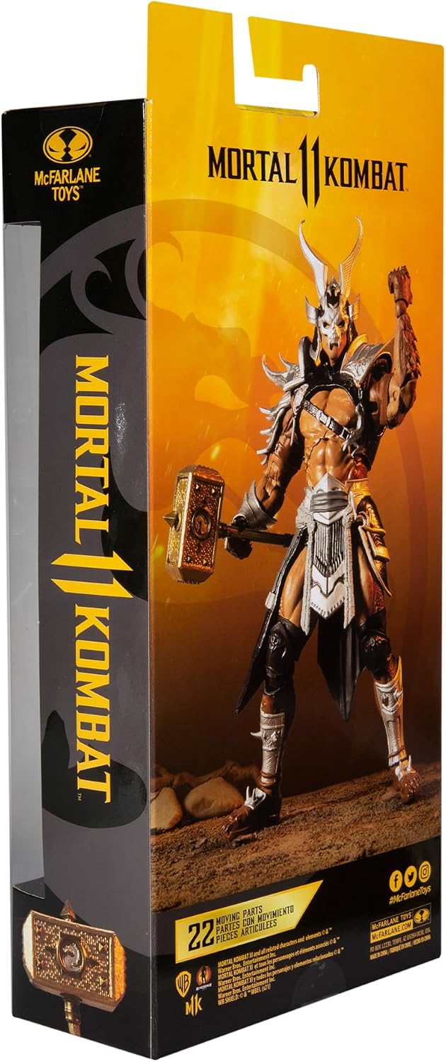 McFarlane Toys Mortal Kombat Shao Kahn (Platinum Kahn) Figura de ac...