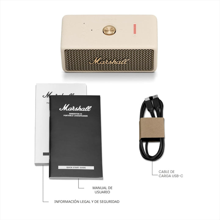 Marshall Emberton III Altavoz Bluetooth Portátil - Diseño Resistent...