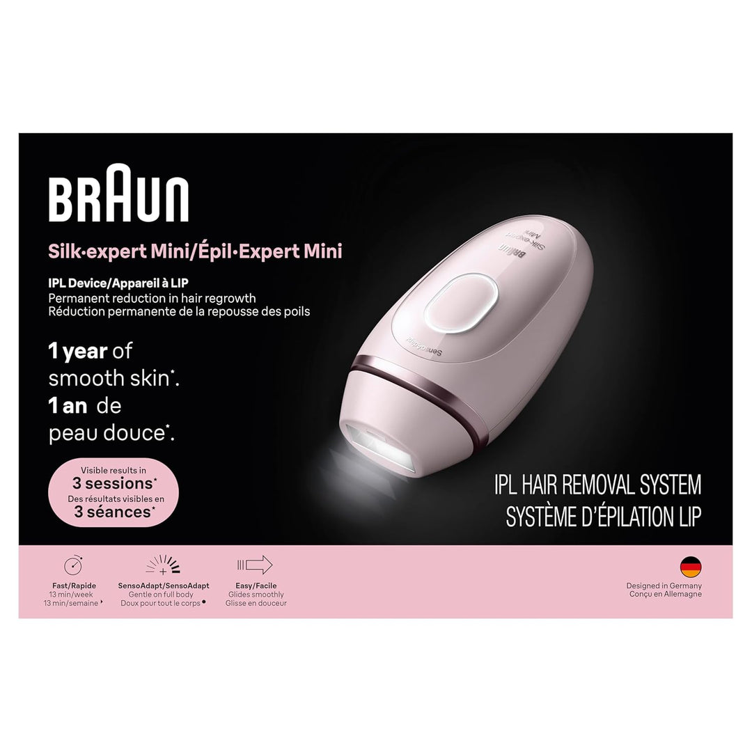 Braun IPL Mini, Seda·Expert Mini, Depilación IPL para Mujeres y Hom...