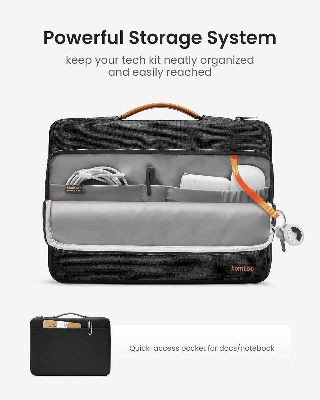 tomtoc Funda protectora para portátil de 360° para MacBook Air M5/A3449 de 13 pulgadas