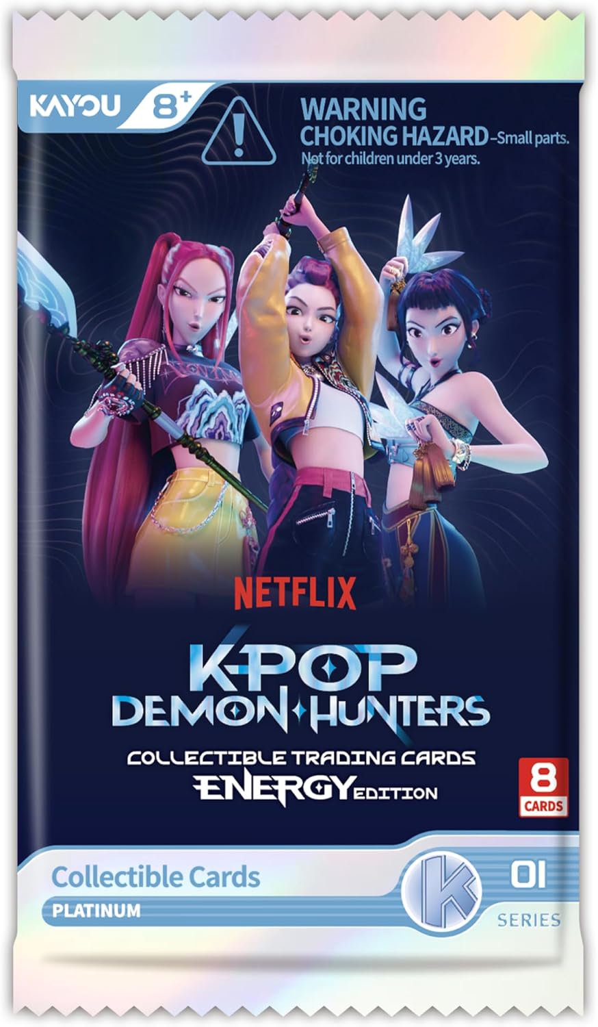 Kpop Demon Hunters - Tarjetas coleccionables edición energética