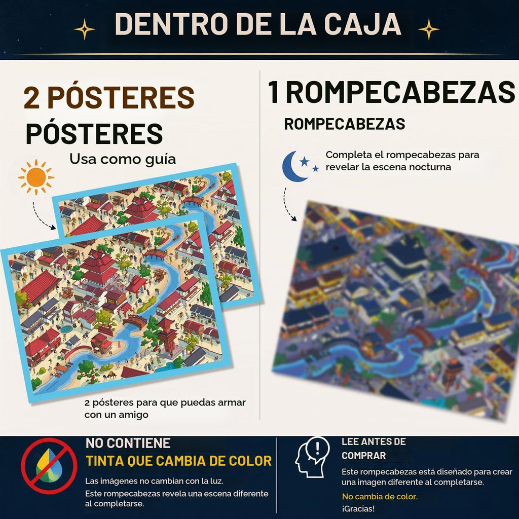 Time Warp Puzzle - Obon Festival - Rompecabezas de 1000 piezas para adultos