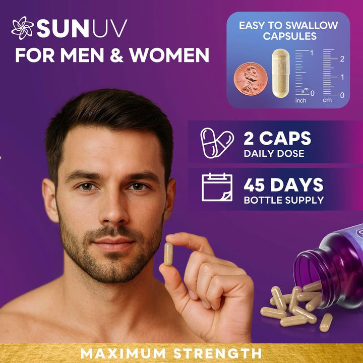 SUNUV Biotina 10,000 mcg | Colágeno | Queratina - 80,000 mcg Vitami...