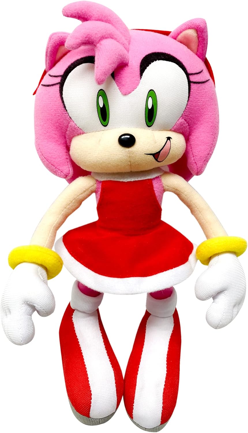 GE animación ge-52635 Sonic The Hedgehog 9" Amy Rosa en rojo vestid...