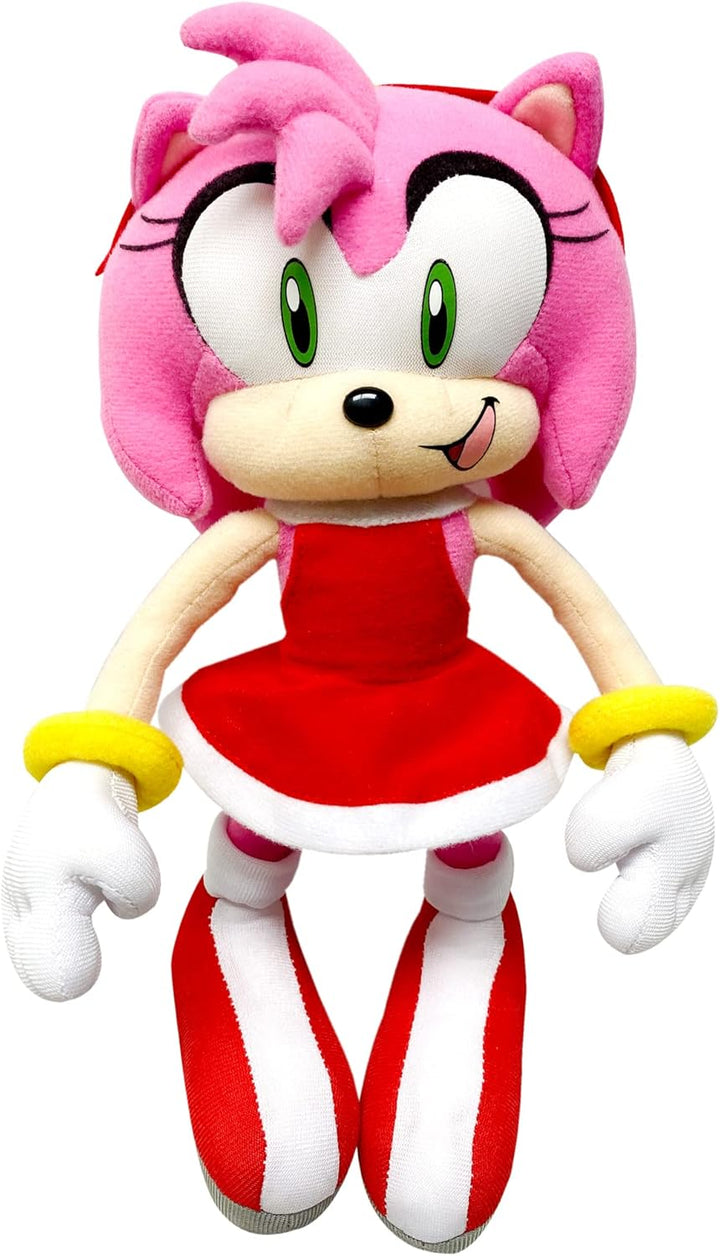 GE animación ge-52635 Sonic The Hedgehog 9" Amy Rosa en rojo vestid...
