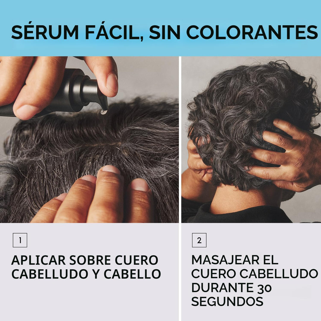 Just for Men Gray Reverse - Suero diario para el cabello, reduce gr...