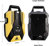Inflador digital de neumáticos de 12 V CC Bomba de compresor de air...