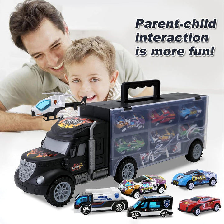 Juguetes para niños de 3 a 4 años, juego de transporte de camiones...