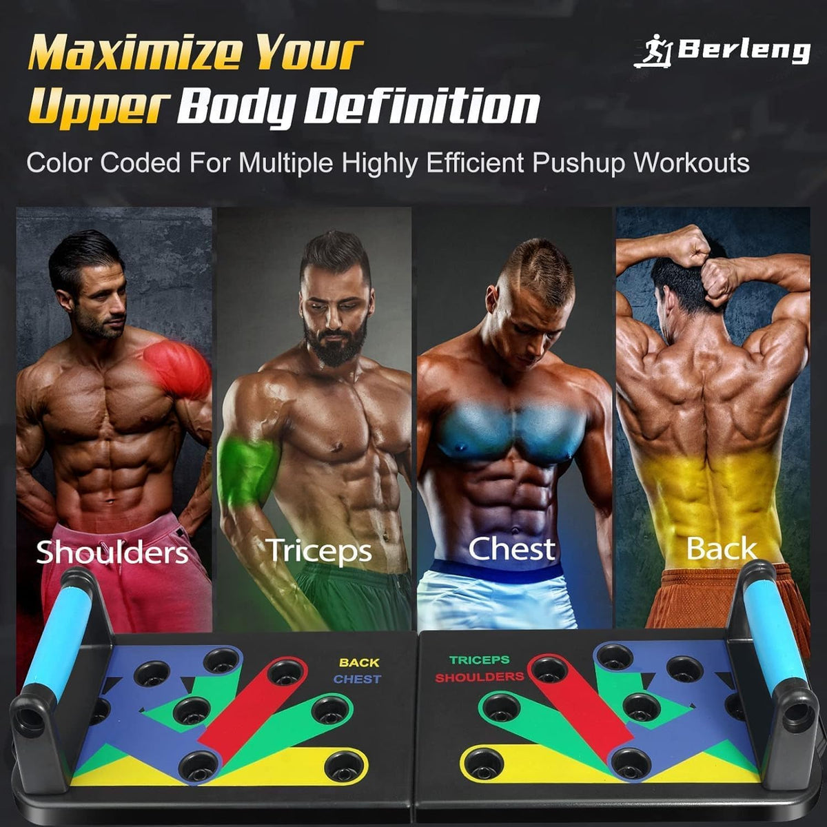 Tabla de Flexiones, Tabla de Flexiones Plegable para Hombre, Barra de Flexiones Portátil 30 en 1