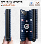 BULLIANT Billetera de cuero para hombre, tarjetero con clip para di...
