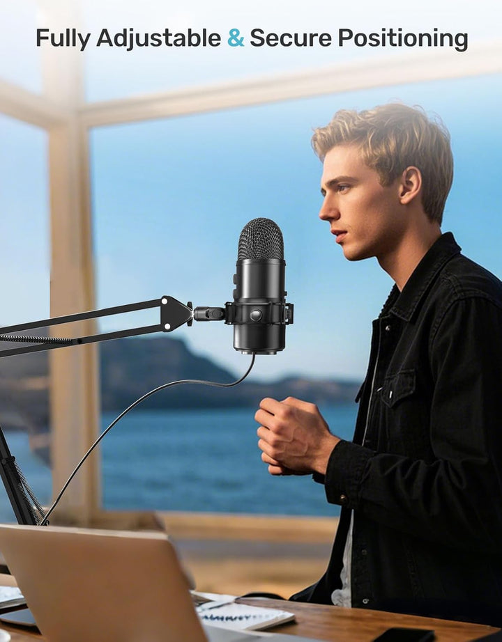 Etour Construido a medida para Blue Yeti Soporte de choque con filt...