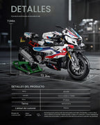 dOvOb Juego de bloques de construcción modelo 1000 RR, 912 piezas de ladrillos, juguetes MOC como regalo para niños o adultos