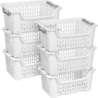 Sterilite Cesta apilable para ropa sucia, cesta de ropa de plástico