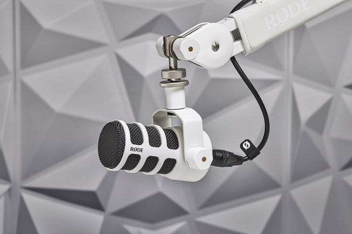 RØDE PodMic - Micrófono cardioide de transmisión dinámica, color bl...