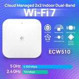EnGenius Punto de acceso para interiores ECW510 Wi-Fi 7 \u2013 Dual...