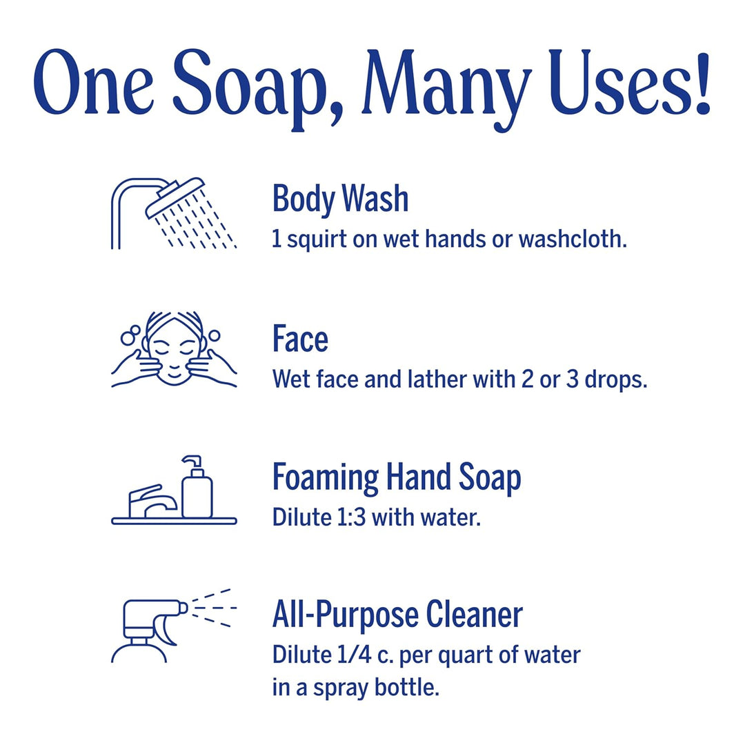 Dr. Bronner's - Jabón líquido de Castilla puro (menta, 16 onzas...