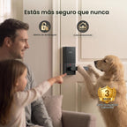 DESLOC K221 Cerradura Inteligente con Huella y Manija, Batería de 16 Meses