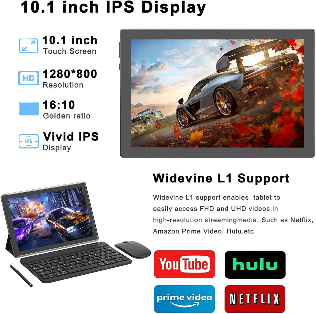 Tablet COOPERS Android 15, tablet de 10 pulgadas 18 GB RAM+128 GB R...