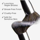 HALEYS Brocha de maquillaje kabuki \u2013 Brocha de base vegana par...