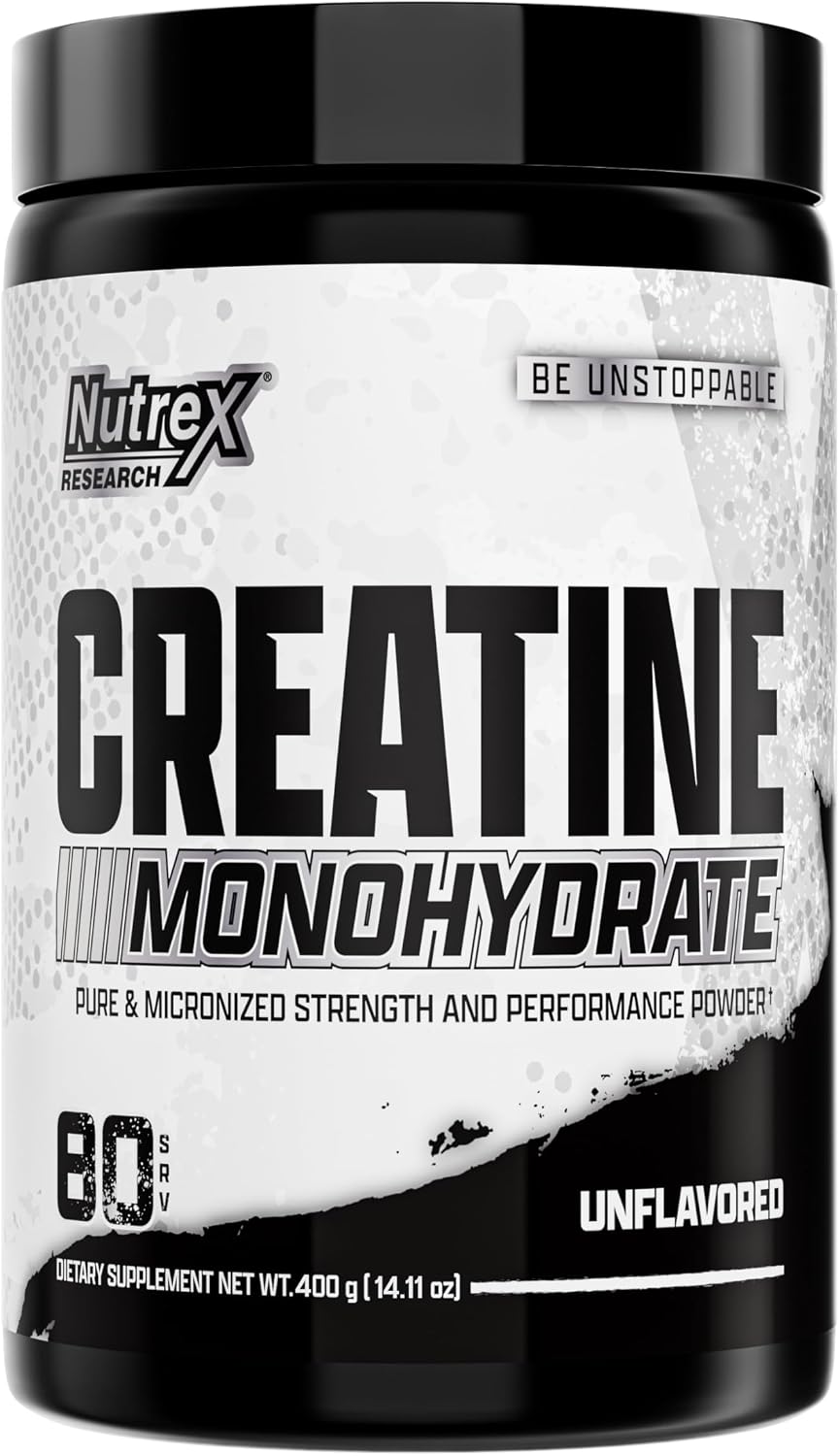 Nutrex Research Polvo de monohidrato de creatina ultra pura sin sab...