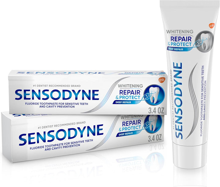 Sensodyne Repair and Protect - Pasta dental blanqueadora para dient...