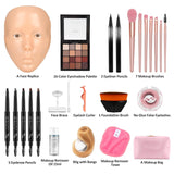 Glinexa Cara de práctica de maquillaje 5D - Cabeza de maniquí de si...