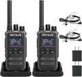 Retevis Radio DMR MateTalk P3 con auricular (paquete de 2)
